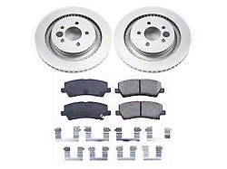 PowerStop Z17 Evolution Plus Brake Rotor and Pad Kit; Rear (15-23 Mustang GT, EcoBoost w/ Performance Pack)