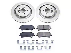 PowerStop Z17 Evolution Plus Brake Rotor and Pad Kit; Rear (15-23 Mustang GT, EcoBoost w/ Performance Pack)