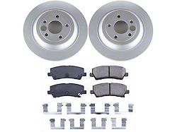 PowerStop Z17 Evolution Plus Brake Rotor and Pad Kit; Rear (15-23 Mustang EcoBoost w/o Performance Pack, V6)