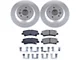 PowerStop Z17 Evolution Plus Brake Rotor and Pad Kit; Rear (15-23 Mustang EcoBoost w/o Performance Pack, V6)