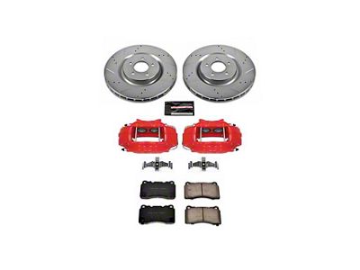 PowerStop Z23 Evolution Brake Rotor, Pad and Caliper Kit; Front (11-14 Mustang GT w/ Performance Pack; 12-13 Mustang BOSS 302; 07-12 Mustang GT500)