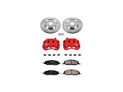 PowerStop Z23 Evolution Sport Brake Rotor, Carbon-Fiber Ceramic Pad and Caliper Kit; Front (11-14 Mustang GT w/o Performance Pack)