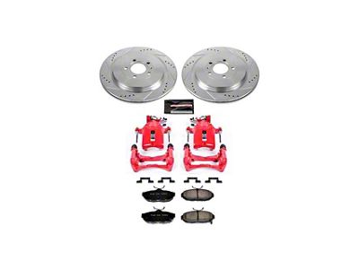 PowerStop Z23 Evolution Brake Rotor, Pad and Caliper Kit; Rear (13-14 Mustang GT500)