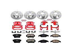 PowerStop Z23 Evolution Sport Brake Rotor, Pad and Caliper Kit; Front and Rear (99-02 Mustang GT, V6)