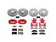 PowerStop Z23 Evolution Brake Rotor, Pad and Caliper Kit; Front and Rear (07-11 Mustang GT500)