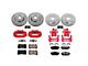 PowerStop Z23 Evolution Brake Rotor, Pad and Caliper Kit; Front and Rear (2012 Mustang GT500)