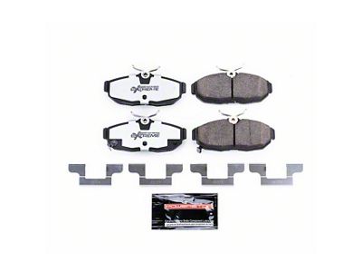 PowerStop Z26 Street Performance Carbon-Fiber Ceramic Brake Pads; Rear Pair (2012 Mustang GT500)