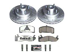 PowerStop Z26 Street Warrior Brake Rotor and Pad Kit; Front (83-93 2.3L Mustang, Excluding SVO)