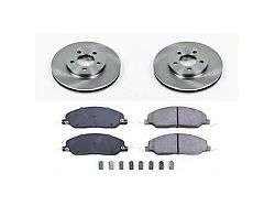 PowerStop OE Replacement Brake Rotor and Pad Kit; Front (05-3/20/10 Mustang V6)
