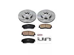 PowerStop OE Replacement Brake Rotor and Pad Kit; Front (09-23 RWD Challenger SE & SXT w/ Single Piston Front Calipers)