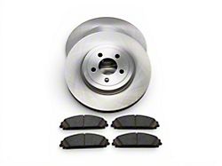 PowerStop OE Replacement Brake Rotor and Pad Kit; Front (09-23 Challenger w/ Dual Piston Front Calipers)
