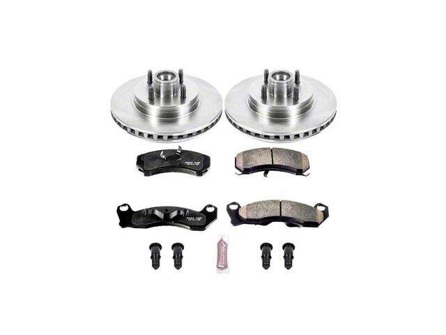PowerStop OE Replacement Brake Rotor and Pad Kit; Front (87-93 5.0L Mustang)