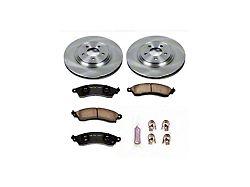 PowerStop OE Replacement Brake Rotor and Pad Kit; Front (94-04 Mustang Cobra, Bullitt, Mach 1)