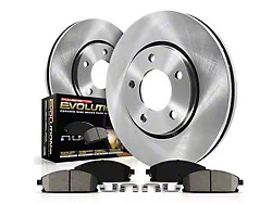 PowerStop OE Replacement Brake Rotor and Pad Kit; Rear (15-21 Mustang GT, EcoBoost w/ Performance Pack)