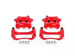 PowerStop Performance Front Brake Calipers; Red (05-3/20/10 Mustang GT; 3/21/10-14 Mustang V6)