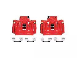 PowerStop Performance Front Brake Calipers; Red (12-21 RWD Challenger SXT w/ Single Piston Front Calipers)