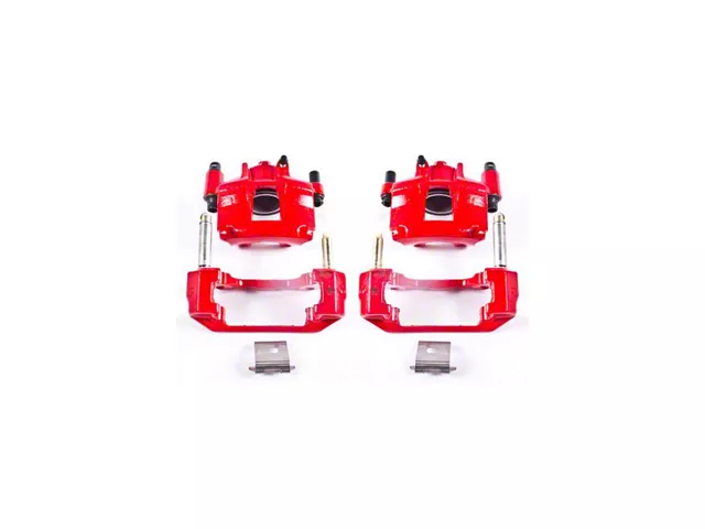 PowerStop Performance Front Brake Calipers; Red (94-98 Mustang GT, V6)