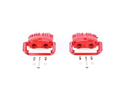 PowerStop Performance Front Brake Calipers; Red (99-01 Mustang Cobra; 2001 Mustang Bullitt)