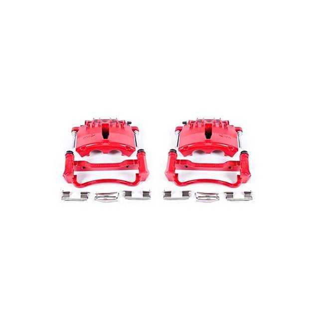 PowerStop Mustang Performance Front Brake Calipers; Red 398589 (99
