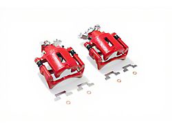 PowerStop Performance Rear Brake Calipers; Red (05-14 Mustang)