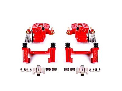 PowerStop Performance Rear Brake Calipers; Red (94-04 Mustang GT, V6)