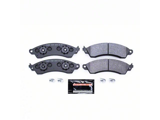PowerStop Track Day Carbon-Fiber Metallic Brake Pads; Front Pair (94-04 Cobra, Bullitt, Mach 1)