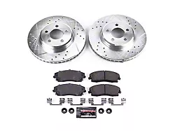 PowerStop Z23 Evolution Sport Brake Rotor and Pad Kit; Front (09-23 RWD Challenger SE & SXT w/ Single Piston Front Calipers)