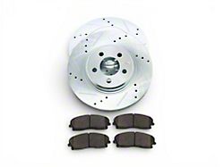 PowerStop Z23 Evolution Sport Brake Rotor and Pad Kit; Front (09-23 RWD Challenger SE & SXT w/ Single Piston Front Calipers)