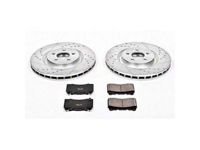 PowerStop Z23 Evolution Sport Brake Rotor and Pad Kit; Front (11-14 Mustang GT w/ Performance Pack; 12-13 Mustang BOSS 302; 07-13 Mustang GT500)