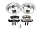 PowerStop Z23 Evolution Sport Brake Rotor and Pad Kit; Front (87-93 5.0L Mustang)