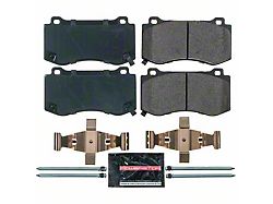 PowerStop Z23 Evolution Sport Carbon-Fiber Ceramic Brake Pads; Front Pair (08-23 Challenger 392 Hemi Scat Pack Shaker, GT, R/T, SRT8, SRT Demon, SRT Super Stock & T/A w/ 4-Piston Front Calipers)