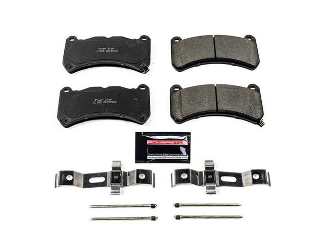 PowerStop Z23 Evolution Sport Carbon-Fiber Ceramic Brake Pads; Front Pair (13-14 Mustang GT500)