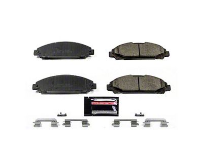 PowerStop Z23 Evolution Sport Carbon-Fiber Ceramic Brake Pads; Front Pair (15-23 Mustang EcoBoost w/o Performance Pack, V6)