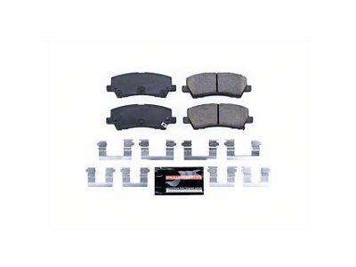 PowerStop Z23 Evolution Sport Carbon-Fiber Ceramic Brake Pads; Rear Pair (15-23 Mustang GT, EcoBoost, V6)