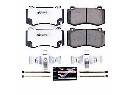 PowerStop Z26 Street Performance Carbon-Fiber Ceramic Brake Pads; Front Pair (08-23 Challenger 392 Hemi Scat Pack Shaker, GT, R/T, SRT8, SRT Demon, SRT Super Stock & T/A w/ 4-Piston Front Calipers)