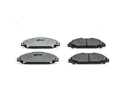 PowerStop Z26 Street Performance Carbon-Fiber Ceramic Brake Pads; Front Pair (15-23 Mustang EcoBoost w/o Performance Pack, V6)