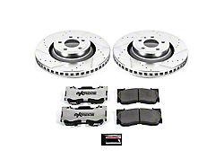 PowerStop Z26 Street Warrior Brake Rotor and Pad Kit; Front (15-23 Mustang GT w/o Performance Pack, EcoBoost w/ Performance Pack)