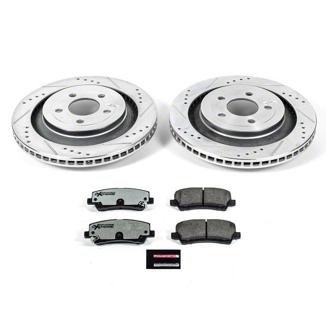 フルセット26 PowerStop Mustang Z26 Street Warrior Brake Rotor and Pad Kit