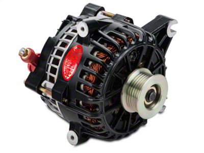 Powermaster Alternator; 200 Amp; Black (99-04 Mustang GT)