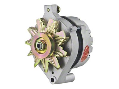 Powermaster 1G Style Early OE Look Alternator; 75 Amp; Natural (79-86 Mustang)