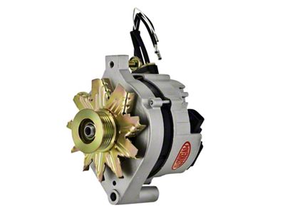 Powermaster 2G Early OE Look Alternator with 6-Groove Pulley; 85 Amp; Natural (87-93 Mustang)