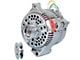 Powermaster 3G Style Large Frame Straight Mount Alternator with 6-Groove Pulley; 140 Amp; Chrome (94-95 5.0L Mustang; 94-00 Mustang V6)