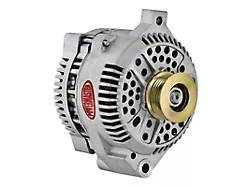 Powermaster 3G Style Large Frame Straight Mount Alternator with 6-Groove Pulley; 140 Amp; Natural (94-95 5.0L Mustang; 94-00 Mustang V6)