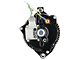 Powermaster 3G Style Large Frame Straight Mount Alternator with 6-Groove Pulley and 1V Pulley; 200 Amp; Black (79-93 Mustang)