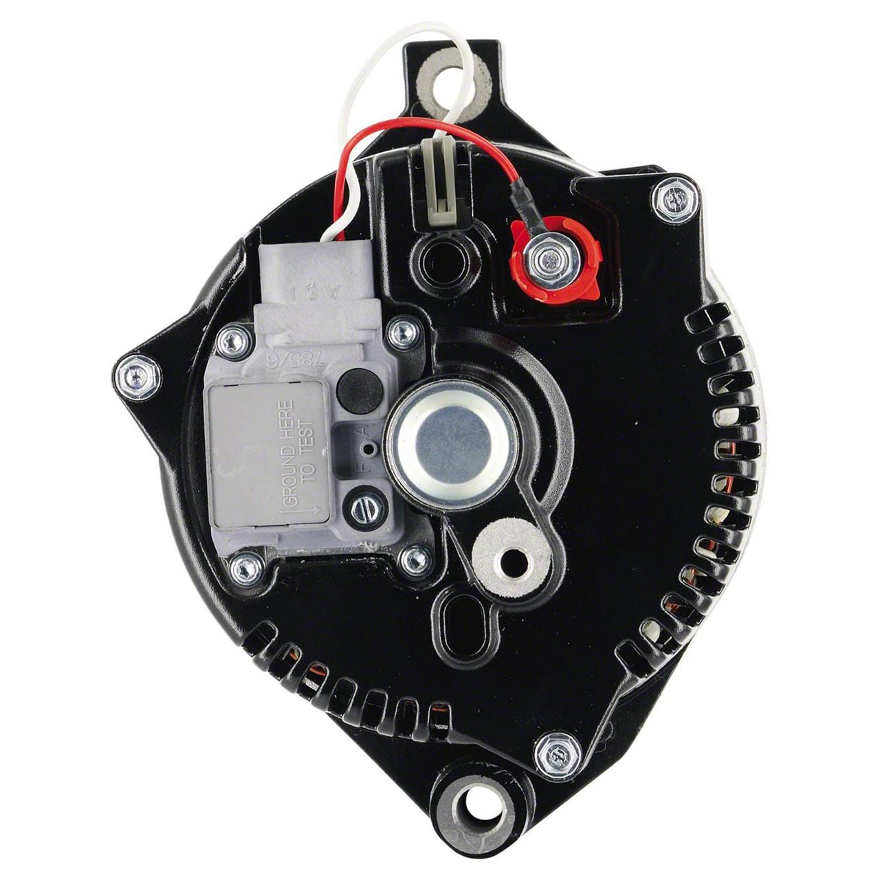 Alternator Frame Powermaster Mustang 3G Style Large Frame Straight Mount Alternator with ...