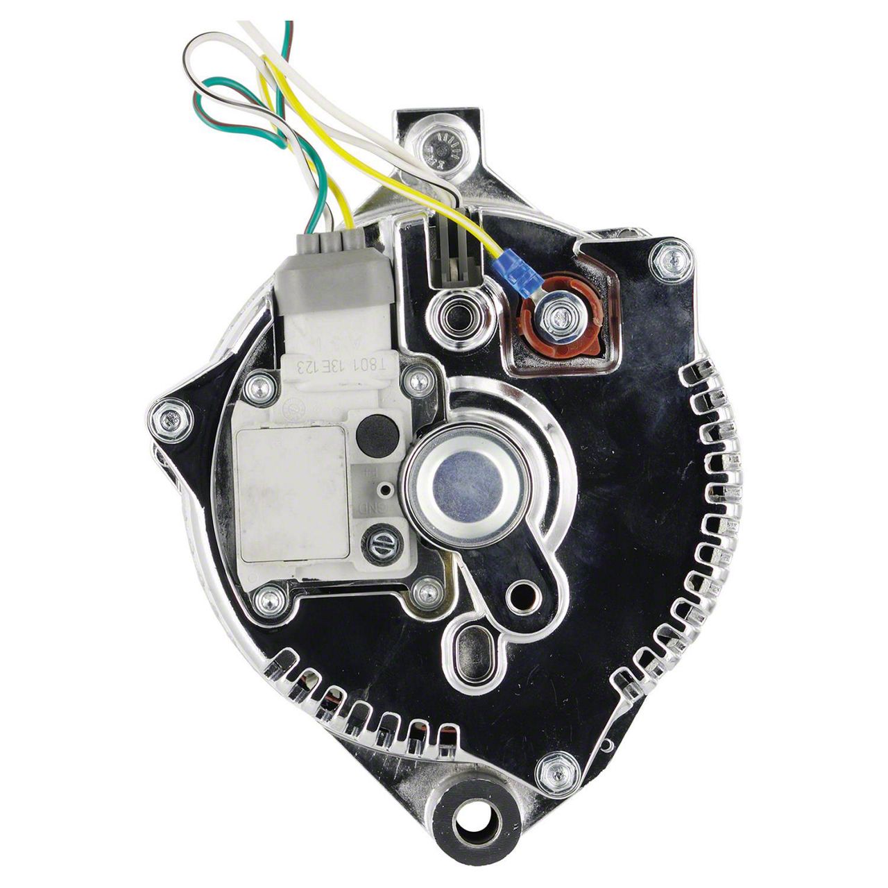 やまむーあ Powermaster Mustang 3G Style Large Frame Straight Mount Alternator