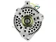Powermaster 3G Style Large Frame Straight Mount Alternator with 6-Groove Clutch Pulley; 245 Amp; Natural (79-93 Mustang)