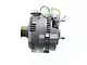 Powermaster 3G Style Large Frame Straight Mount Alternator with 6-Groove Clutch Pulley; 245 Amp; Natural (79-93 Mustang)