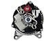 Powermaster 3G Style Large Frame V Mount Alternator with 6-Groove Pulley; 200 Amp; Chrome (96-98 Mustang GT; 94-00 Mustang V6)
