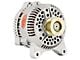 Powermaster 3G Style Large Frame V Mount Alternator with 6-Groove Pulley; 200 Amp; Natural (96-98 Mustang GT; 94-00 Mustang V6)